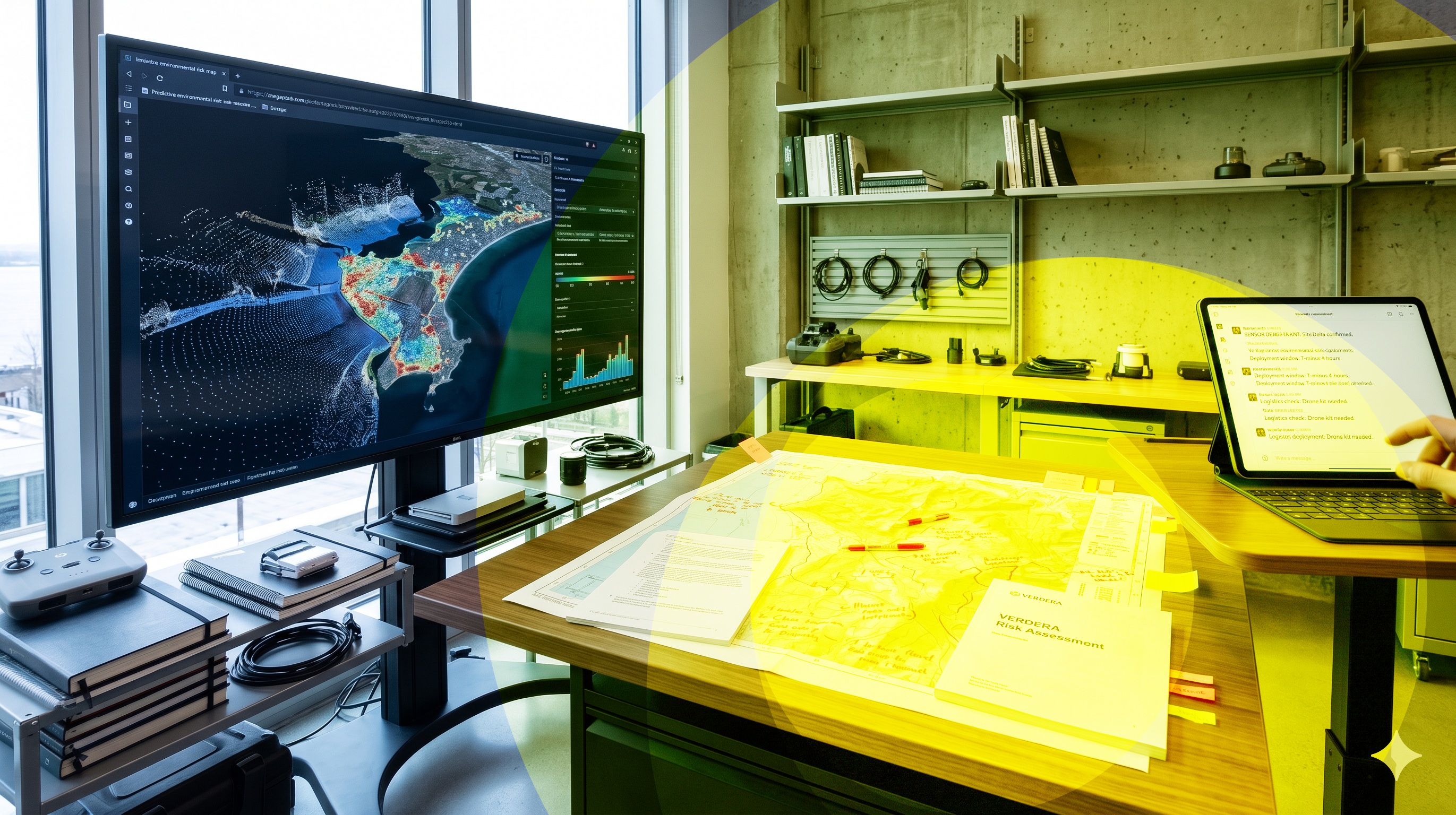 A Verdera deployment in progress